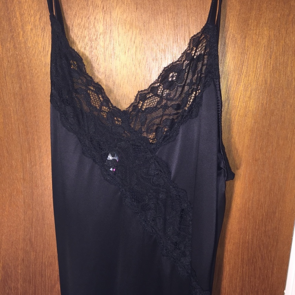 vince camuto night gown black sexy